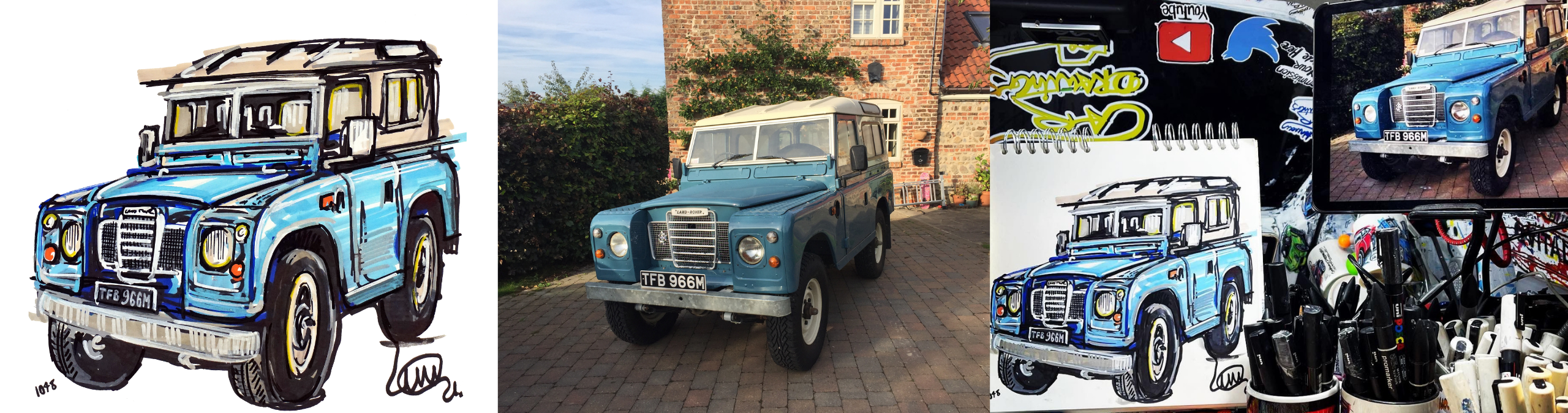 Banner image of Enda McKenna's Land Rover Series III